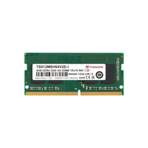 Transcend 4 GB DDR4 RAM, 3200Mbit/s, SODIMM, 1.2V
